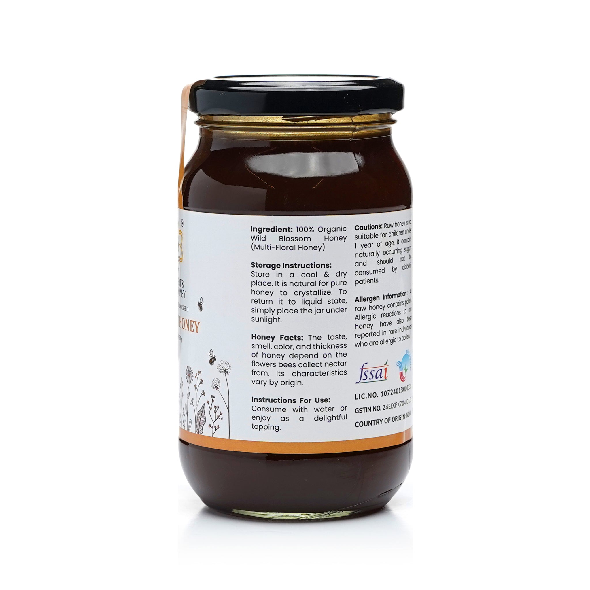 Organic Forest Honey – Pure Wild Harvest | No Heat, No Filter, No Adulteration