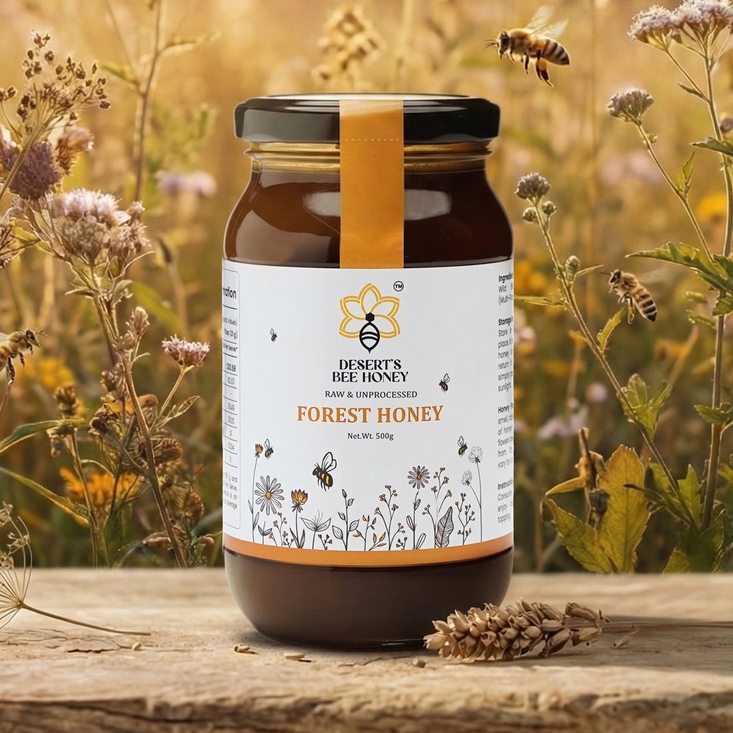 Organic Forest Honey – Pure Wild Harvest | No Heat, No Filter, No Adulteration