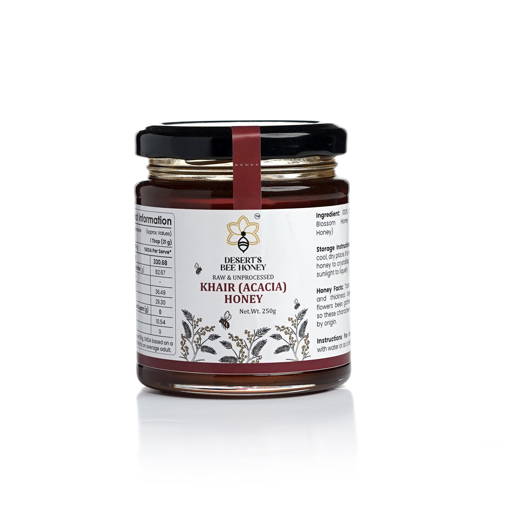 Khair (Acacia) Honey – Unprocessed Honey | Straight from Nectar Farms