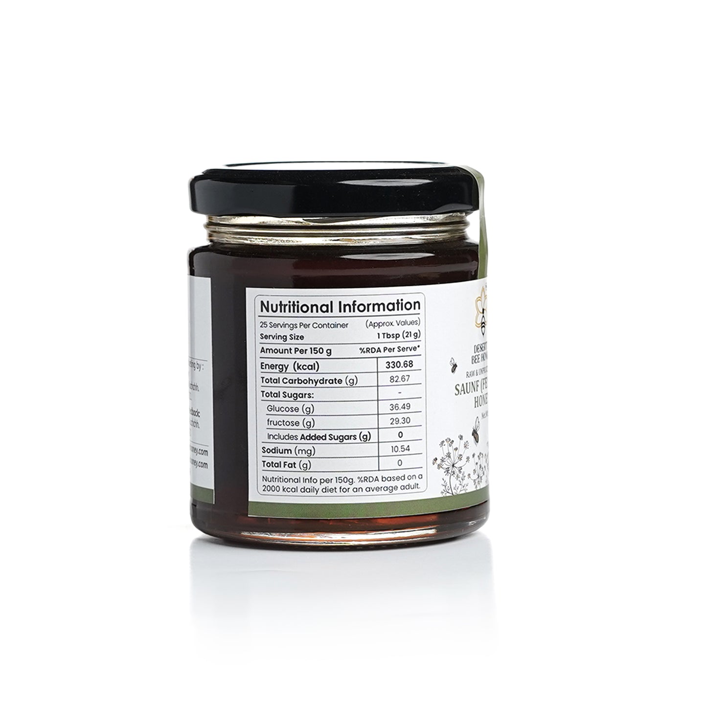 Saunf (Fennel) Raw Honey | Chemical-Free, No Heat, No Adulteration