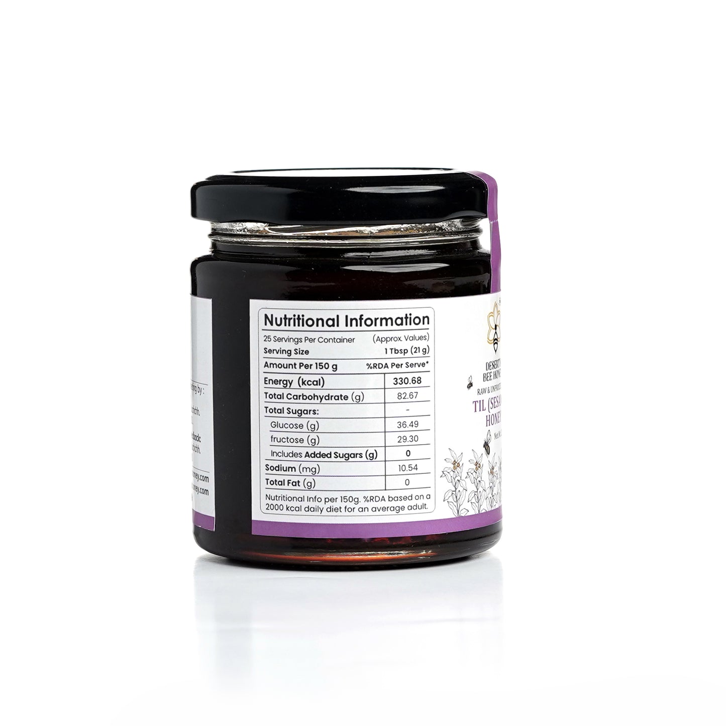 Til (Sesame) Honey – 100% Pure & Natural | Raw, Unfiltered, Unheated | Zero Sugar Added |