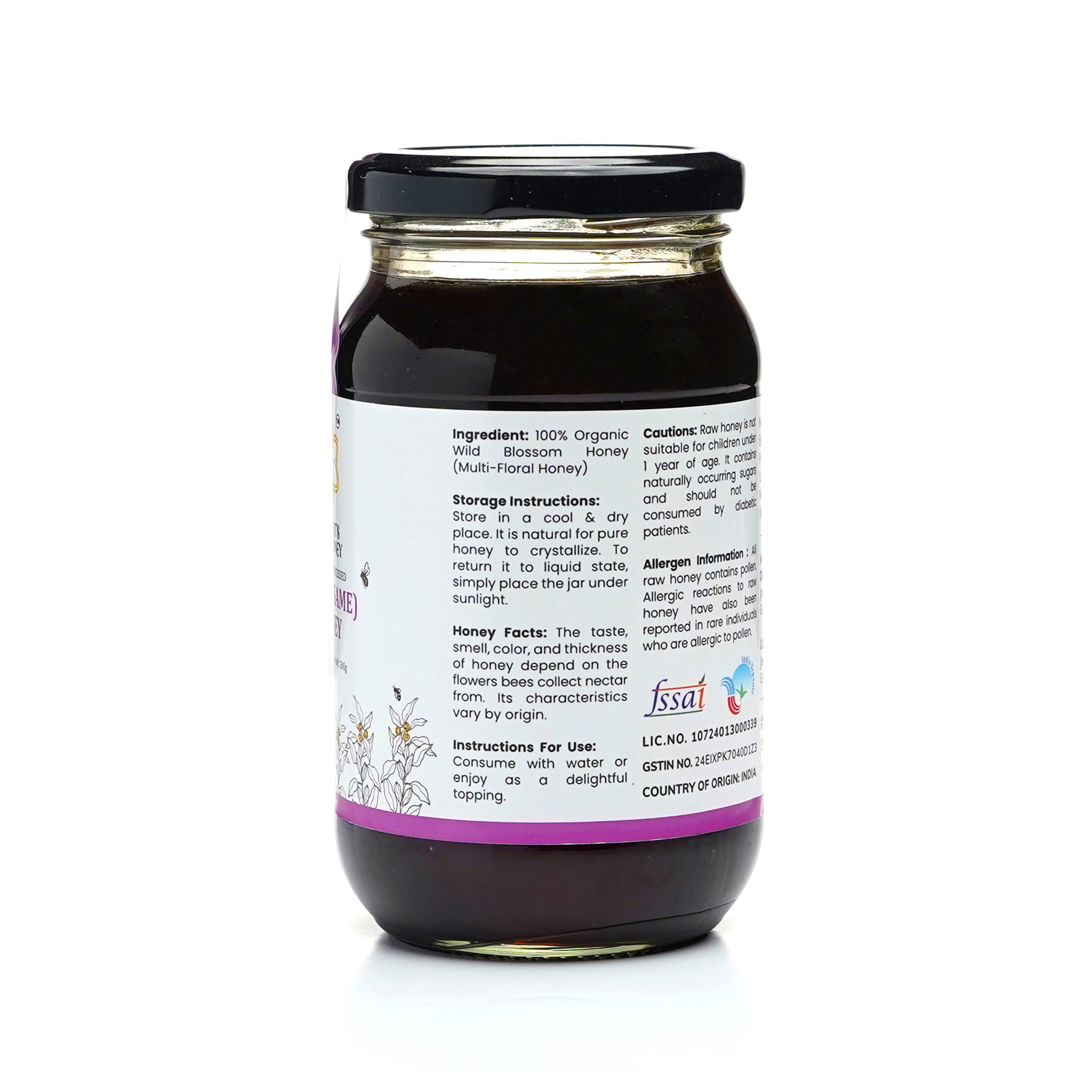 Til (Sesame) Honey – 100% Pure & Natural | Raw, Unfiltered, Unheated | Zero Sugar Added |