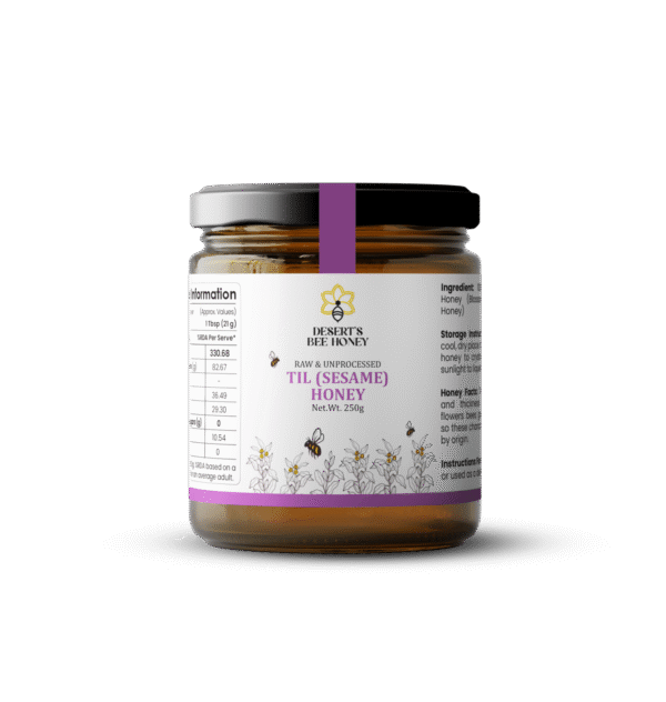 Buy Til (Sesame) Honey Online in India | Desert's Bee Honey