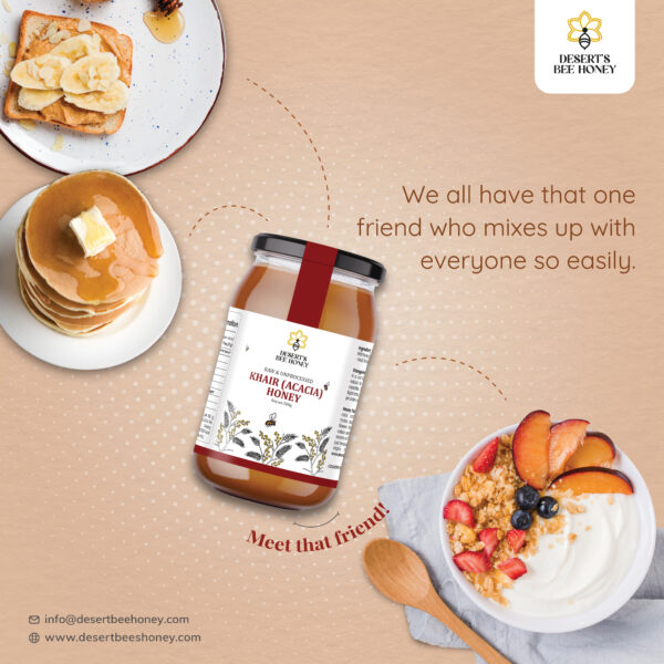 Buy Khair (Acacia) Honey Online India | Desert's Bee Honey