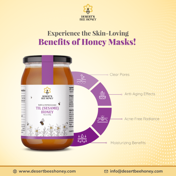 Buy Til (Sesame) Honey Online in India | Desert's Bee Honey